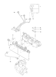 Fuel Injection Valve Assembly Diagram and Parts List for 74072 403226744-404399999 Toro Lawn Mower