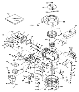 Engine Tecumseh Model No. Lav30-30481k Diagram and Parts List for 18070 2000001 - 2999999 Toro Lawn Mower