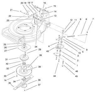Bbc Assembly Diagram and Parts List for 26638 9900001 - 9999999 Toro Lawn Mower
