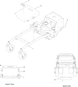 Hood Assembly Diagram and Parts List for 44410TE 400000000-406499999 Toro Lawn Mower