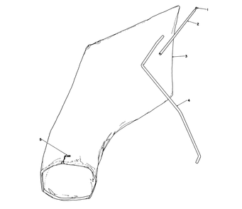 Giant Bagging Kit No. 29-9750 (Optional) Diagram and Parts List for 16575 8012679 - 8999999 Toro Lawn Mower