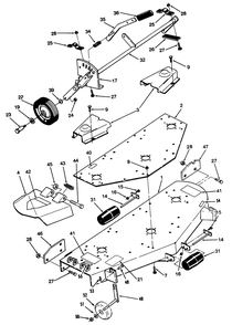 Part Location Diagram of 113053 Toro Support