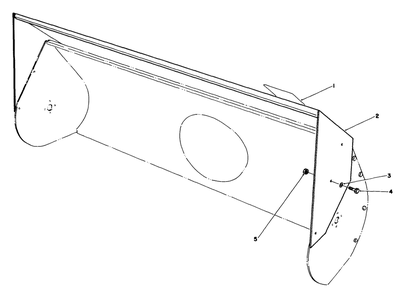 44" Auger Extension Kit Model No. 62-5780 (Optional) Diagram and Parts List for 30718 1000001 - 1999999 Toro Lawn Tractor