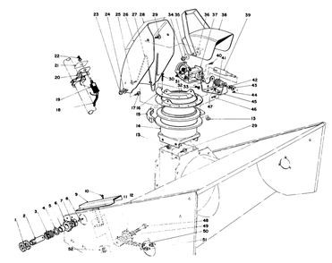 Part Location Diagram of 39-4950 Toro Toggle Switch Assembly(Incl. Ref. #19-22)