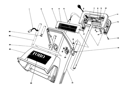 Part Location Diagram of 37-6420 Toro DISCONTINUED