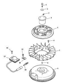 Electrical Schematic Diagram and Parts List for 30754 (60001-69999)(1986) Toro Lawn Tractor