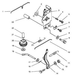 Control Equipment Diagram and Parts List for 30165 690001 - 699999 Toro Lawn Tractor Accessories