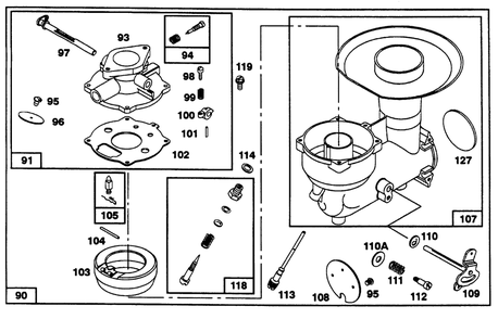 Part Location Diagram of 212904 Toro Stop-Throttle