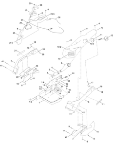 Fuel Assembly Diagram and Parts List for 76511 417300000 - 417399999 Toro Lawn Tractor