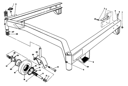 Cutting Unit Model No. 30747 (Continued) Diagram and Parts List for 30747 1000001 - 1999999 Toro Lawn Mower