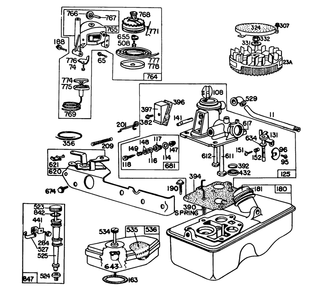 Carburetor Assembly Briggs & Stratton Model No. 92908-2055-01 Diagram and Parts List for 16930 0000001 - 0999999 Toro Lawn Mower