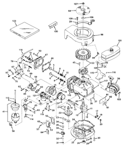 Engine Model No. Lav35-40458h Diagram and Parts List for 19222 9000001 - 9999999 Toro Lawn Mower