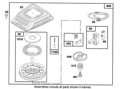 Engine Gts-150 Diagram and Parts List for 26635BC 4900001 - 4999999 Toro Lawn Mower