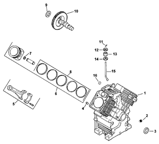 Part Location Diagram of 2406710 Toro Connecting Rod .25