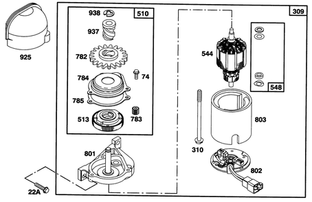 Engine Gts 150 Diagram and Parts List for 20821B 6900001 - 6999999 Toro Lawn Mower
