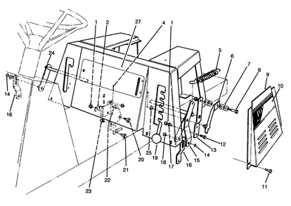 Linkage Assembly Diagram and Parts List for 70141 49000001 - 49999999 Toro Lawn Tractor