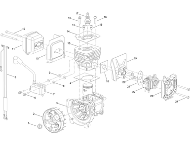 Part Location Diagram of 300748042 Toro Muffler Asm