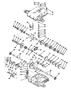 Peerless Transaxle Model 801c Diagram and Parts List for 57357 1000001 - 1999999 Toro Lawn Tractor