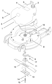 Engine Assembly Diagram and Parts List for 20486 8900001 - 8999999 Toro Lawn Mower