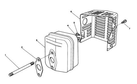 Muffler Assembly (Engine Model No. Vmj8) Diagram and Parts List for 26622 9000001 - 9999999 Toro Lawn Mower