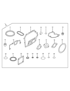 Part Location Diagram of 125-7000 Toro Gasket