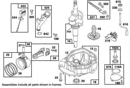 Engine Gts-150 Diagram and Parts List for 20766BC 49000001 - 49999999 Toro Lawn Mower