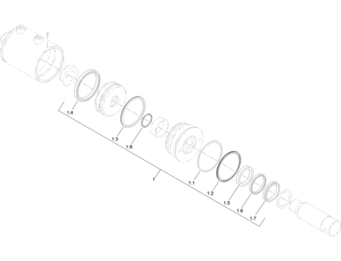Hydraulic Cylinder Assembly No. 136-6918 Diagram and Parts List for 23803 400000000 - 999999999 Toro Lawn Tractor Accessories