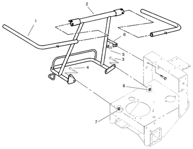 Frame Assembly Diagram and Parts List for 30124 990001 - 999999 Toro Lawn Tractor Accessories
