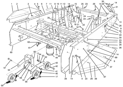 Part Location Diagram of 98-0795 Toro Lever-Idler