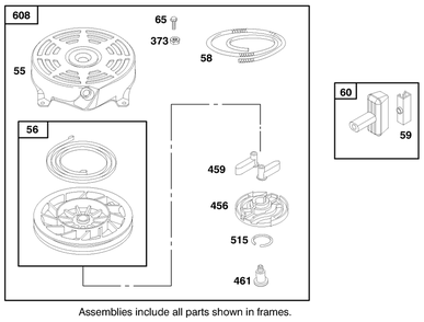 Engine Briggs & Stratton Model 12f802-1787-E1 Diagram and Parts List for 20913 99000001 - 99999999 Toro Lawn Mower