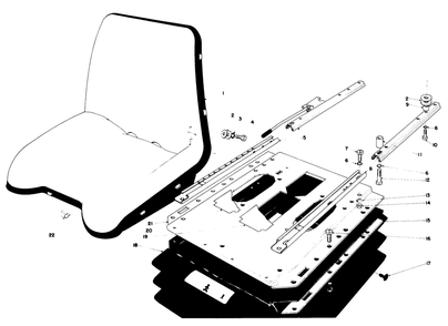 Part Location Diagram of 37-9630 Toro Seat ASM-Complete