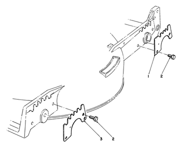 Wear Plate Kit No. 49-4080 (Optional) Diagram and Parts List for 20747 5000001 - 5999999 Toro Lawn Mower
