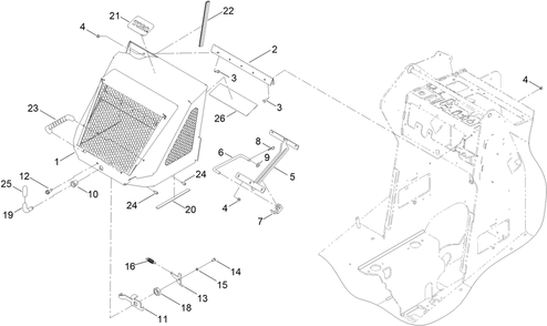 Part Location Diagram of 119-7457 Toro Nut