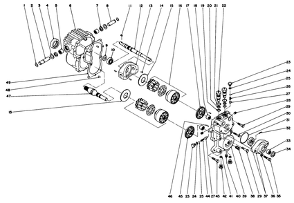 Part Location Diagram of 24-3300 Toro Bearing-Needle