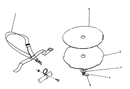 Blade & Harness Accessories (Optional) Diagram and Parts List for 51660 2000001 - 2999999 Toro Trimmer