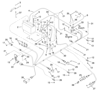 Part Location Diagram of E633307 Toro DISCONTINUED