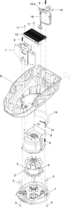 Motor Module No. 144-6440  Lower Shroud Assembly Diagram and Parts List for 21568T 412400000 - 999999999 Toro Lawn Mower
