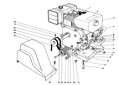 Engine Assembly Diagram and Parts List for 38155 3000001 - 3999999 Toro Snow Blower