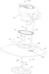 Engine And Deck Assembly Diagram and Parts List for 2606 315000001 - 315999999 Toro Lawn Tractor Accessories