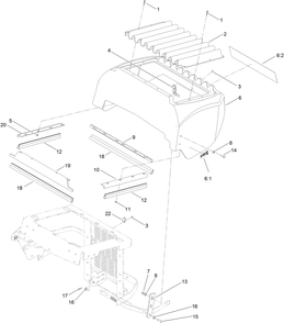 Part Location Diagram of 1-803072 Toro Rivet