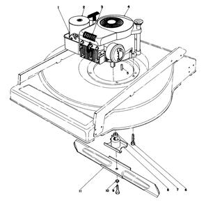 Engine Assembly Diagram and Parts List for 23450 0000001 - 0999999 Toro Lawn Mower
