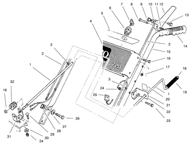 Part Location Diagram of 52-5571 Toro DISCONTINUED