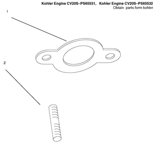 Exhaust Diagram and Parts List for 72115 9900001 - 9999999 Toro Lawn Tractor
