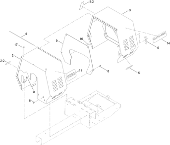Part Location Diagram of 131-5727 Toro Decal