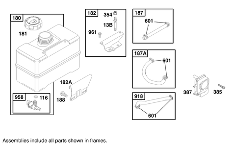 Engine Briggs & Stratton Model 192402-0645-A2 (Model 60061 Only) Diagram and Parts List for 62061 790001 - 799999 Toro Dethatcher