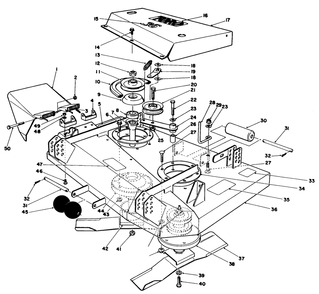 36" Cutting Deck Model No. 30136 Diagram and Parts List for 30108 4000001 - 4999999 Toro Lawn Tractor Accessories