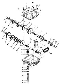 Peerless Transmission Model No. 787 Diagram and Parts List for 30111 6000001 - 6999999 Toro Lawn Tractor Accessories