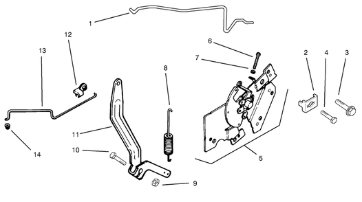 Engine Controls-Kohler Diagram and Parts List for 72045 7900001 - 7999999 Toro Lawn Tractor