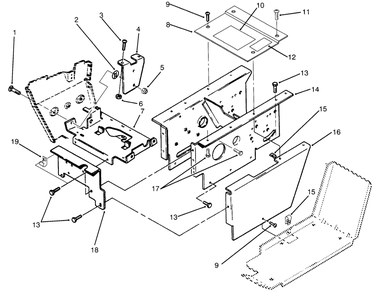 Hoodstand Assembly Diagram and Parts List for 73520 5900001 - 5900177 Toro Lawn Tractor