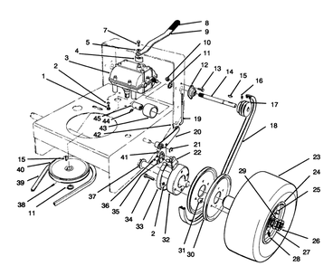 Axle Assembly Diagram and Parts List for 30157 490001 - 499999 Toro Lawn Tractor Accessories